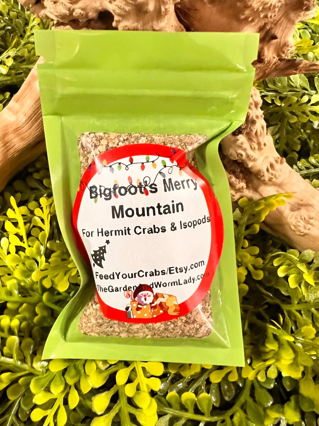 Bigfoot's Merry Mountain Feast With Grasshoppers and Sweet Potatoes for Hermit Crabs Balanced Mea... | Etsy (US)