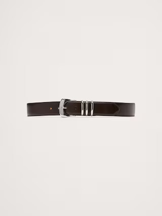 Fiori Statement Leather Belt | Banana Republic (US)