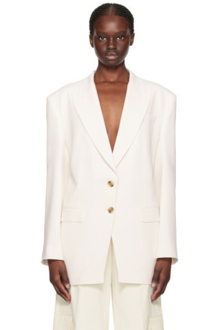 Off-White Cutout Blazer | SSENSE