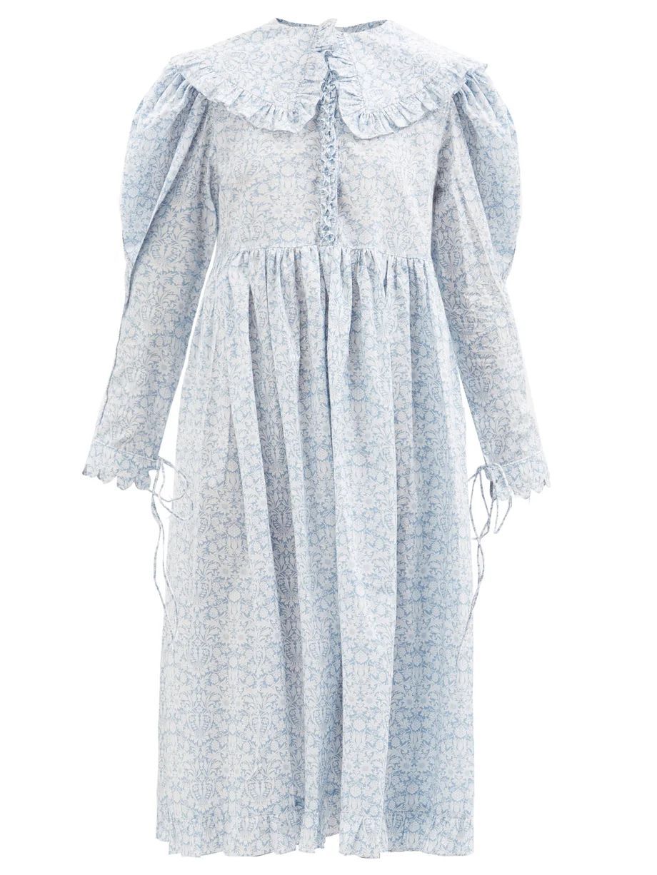 Lisi floral-print cotton-poplin dress | Matches (US)