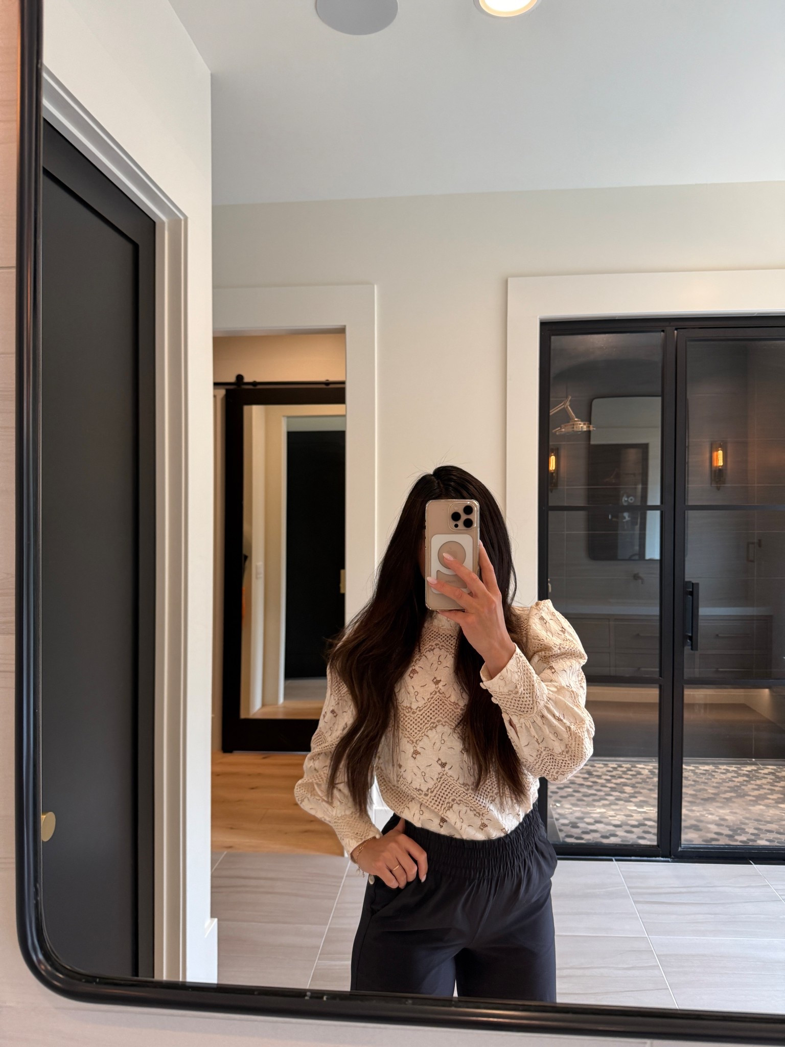 I really love this top. I’ve been using it for nicer occasions and tucking it into my favorite villa wide leg pants! 

#LTKHome #LTKStyleTip