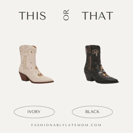  Fashionablylatemom 
Sale alert 
Two different colors 
Crown Vintage Ilianna Western Boot
Sizes 6-11
Whether you're living it up in a big city or enjoying the quiet charm of a small town, you're still welcome to embrace a country style! The Ilianna Western boots from Crown Vintage features a laidback silhouette, with stylish designs for a touch of sophistication.

#LTKshoecrush #LTKsalealert