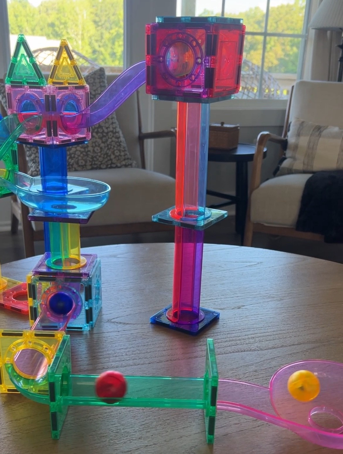 Magnetic tile marble run = endless fun 

#LTKKids #LTKFamily #LTKFindsUnder50