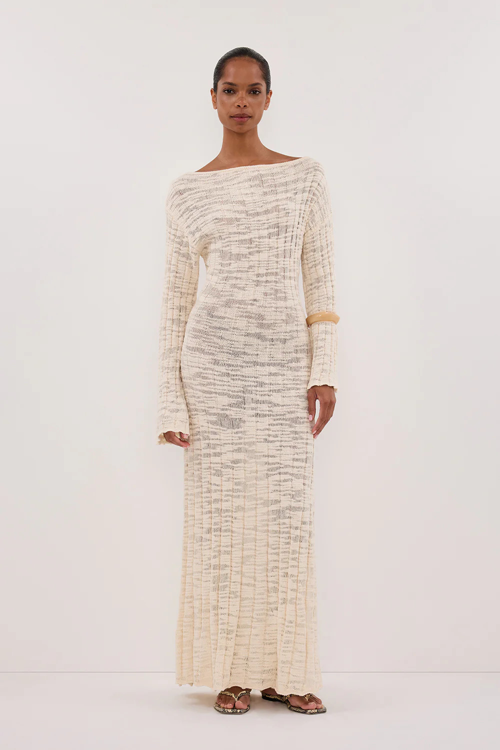 CIA NATURAL LONG SLEEVE MAXI DRESS | DISSH