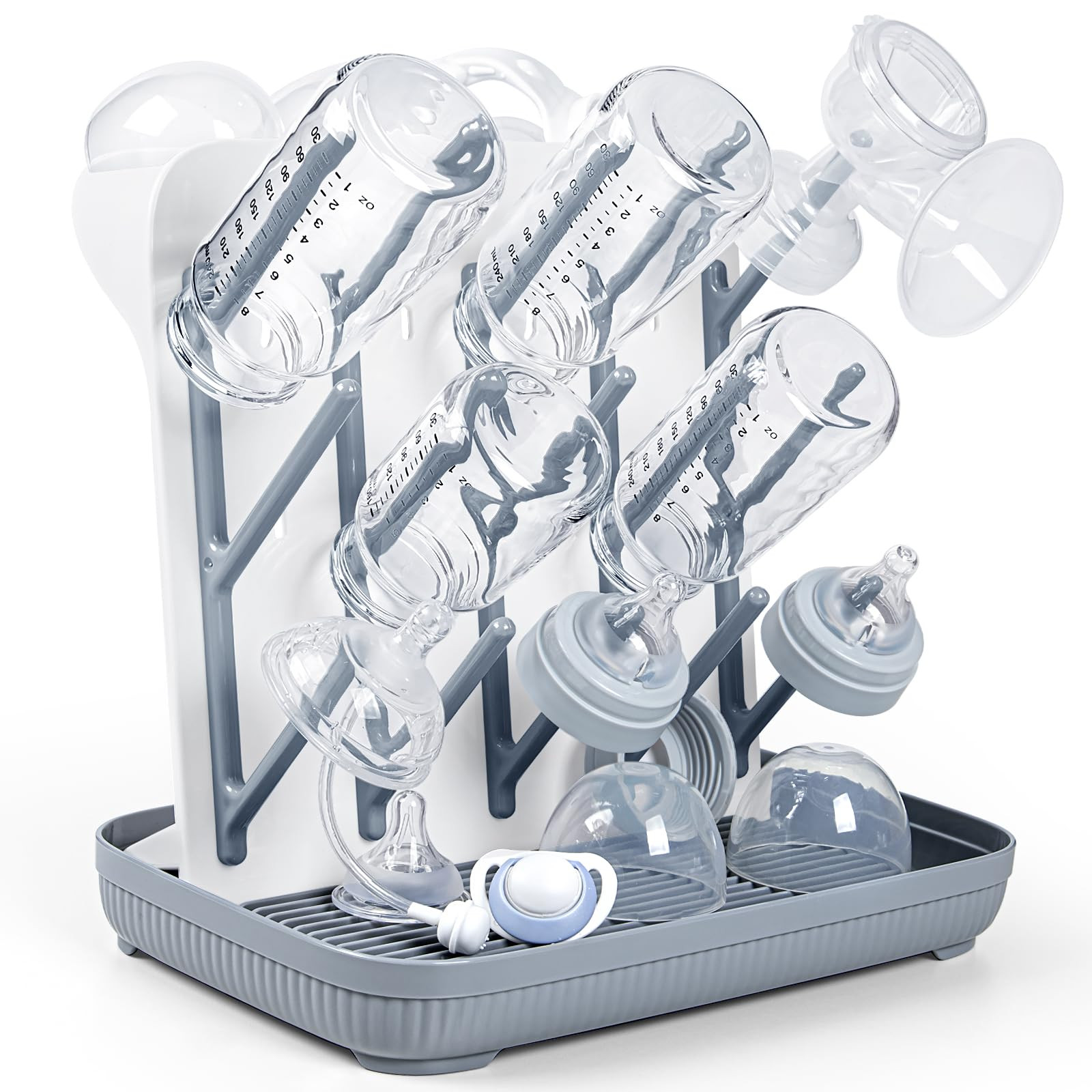 Termichy Baby Bottle Drying Rack: Large Vertical Bottle Dryer Rack Holder - Space Saving Standing... | Amazon (US)