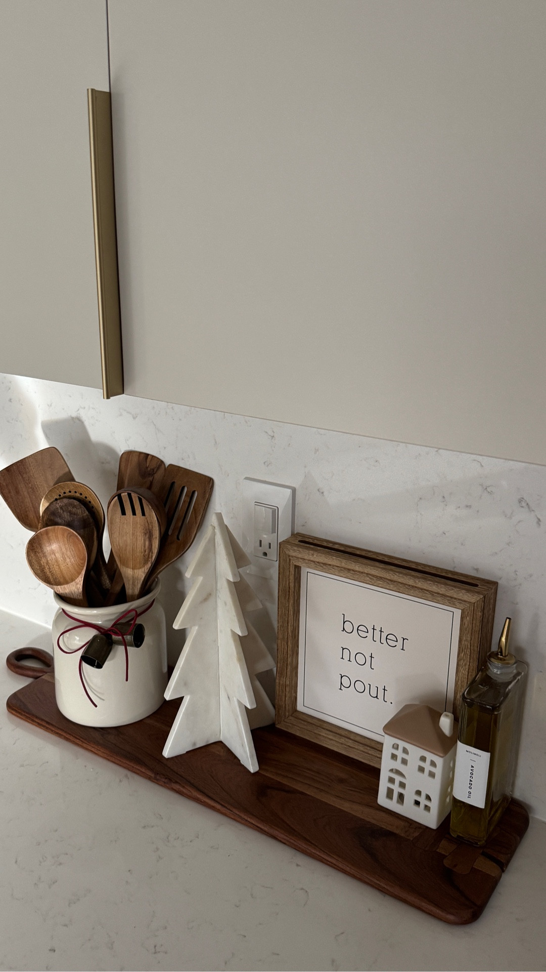 Christmas has arrived at the kitchen 🥹🫶🏼♥️ #christmas #holiday #kitchendecor 

#LTKSeasonal #LTKHoliday #LTKHome