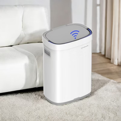 Kitchen Trash Can, 17.2-Gallon (65 L) Motion Sensor Garbage Can, Stainless Steel Trash Bin, Ozone Odor Control, Stay-Open | Target