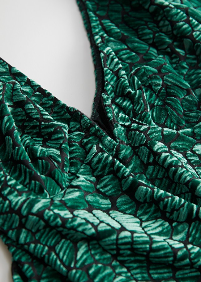 Velvet Jacquard Bodysuit | & Other Stories (EU + UK)