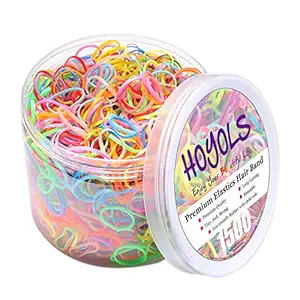 HOYOLS Baby Hair Ties Hair Rubber Bands for Toddler Infants Kids Girls Thin Small Hair Elastics 1... | Amazon (US)
