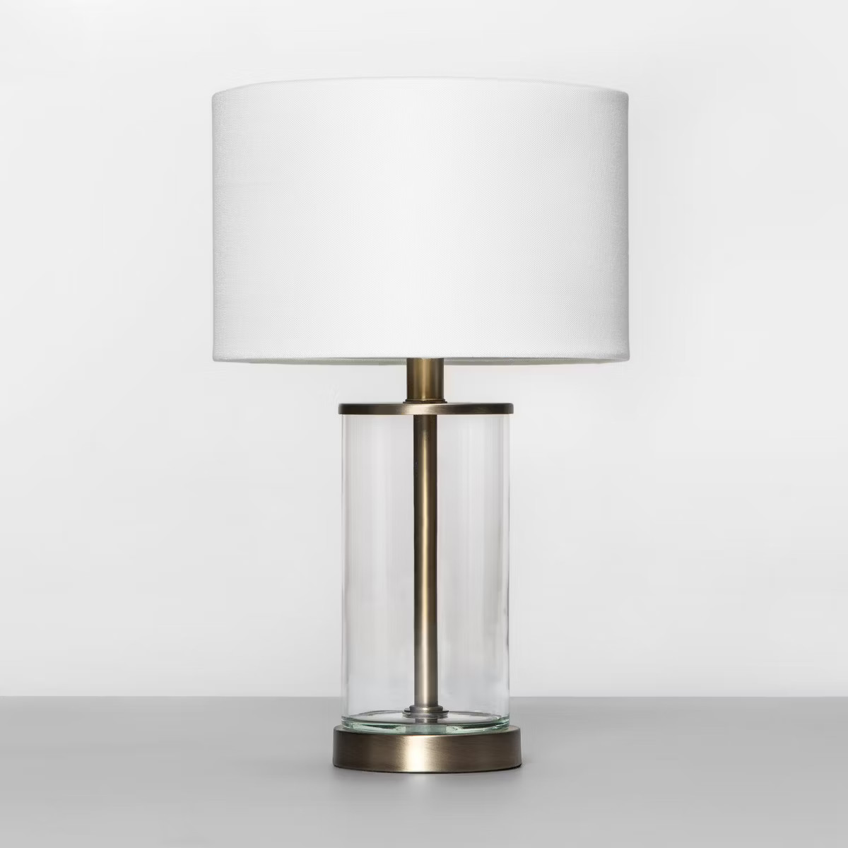 Fillable Accent with USB Table Lamp Brass - Threshold™ | Target