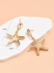 Starfish Drop Earrings | SHEIN