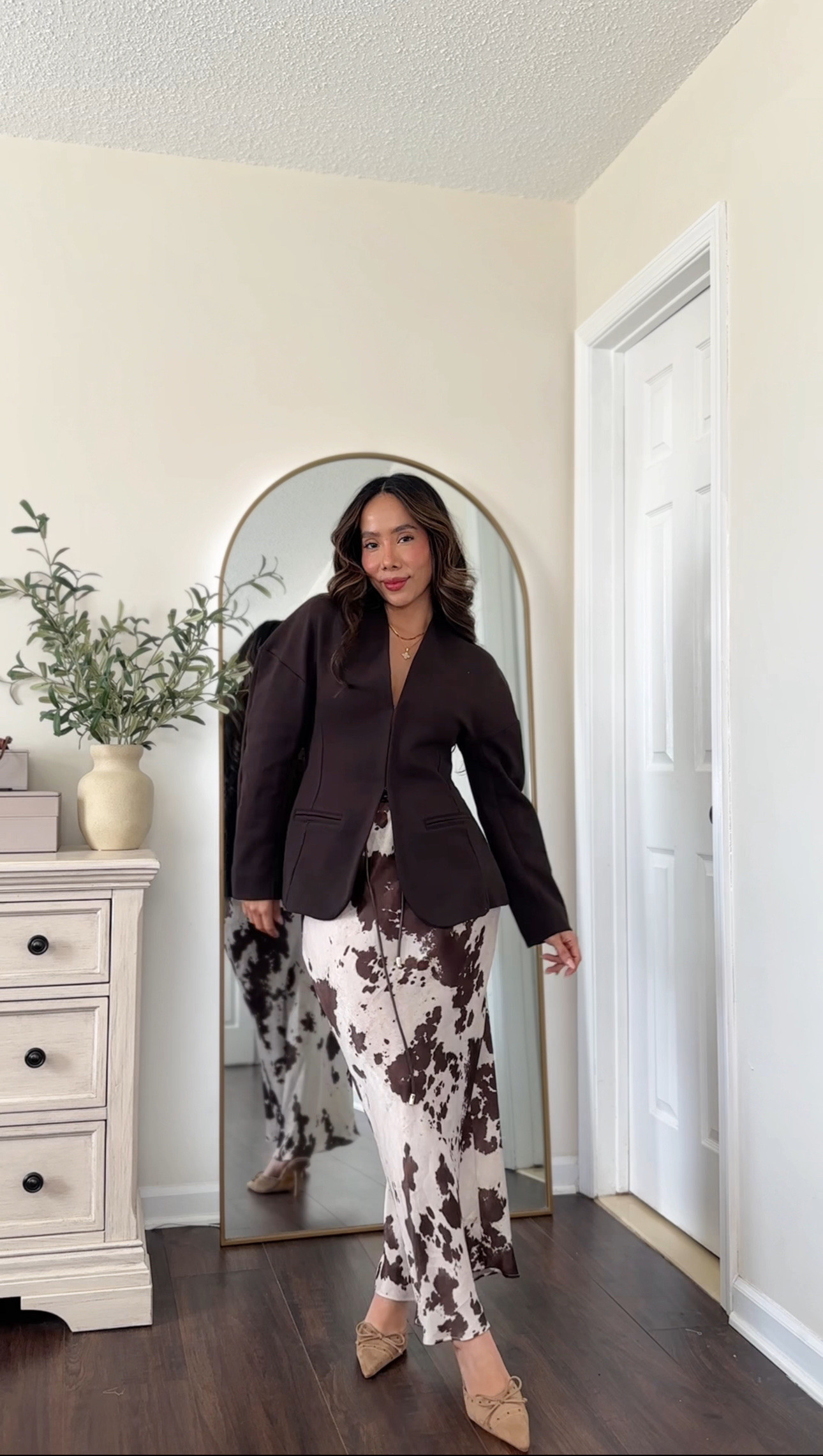 Zara haul cow print skirt and structured blazer sweater 

#LTKPetite #LTKMostLoved #LTKStyleTip