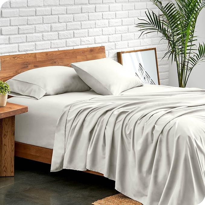 Bare Home Queen Sheet Set - Luxury 1800 Ultra-Soft Microfiber Queen Bed Sheets - Double Brushed -... | Amazon (US)