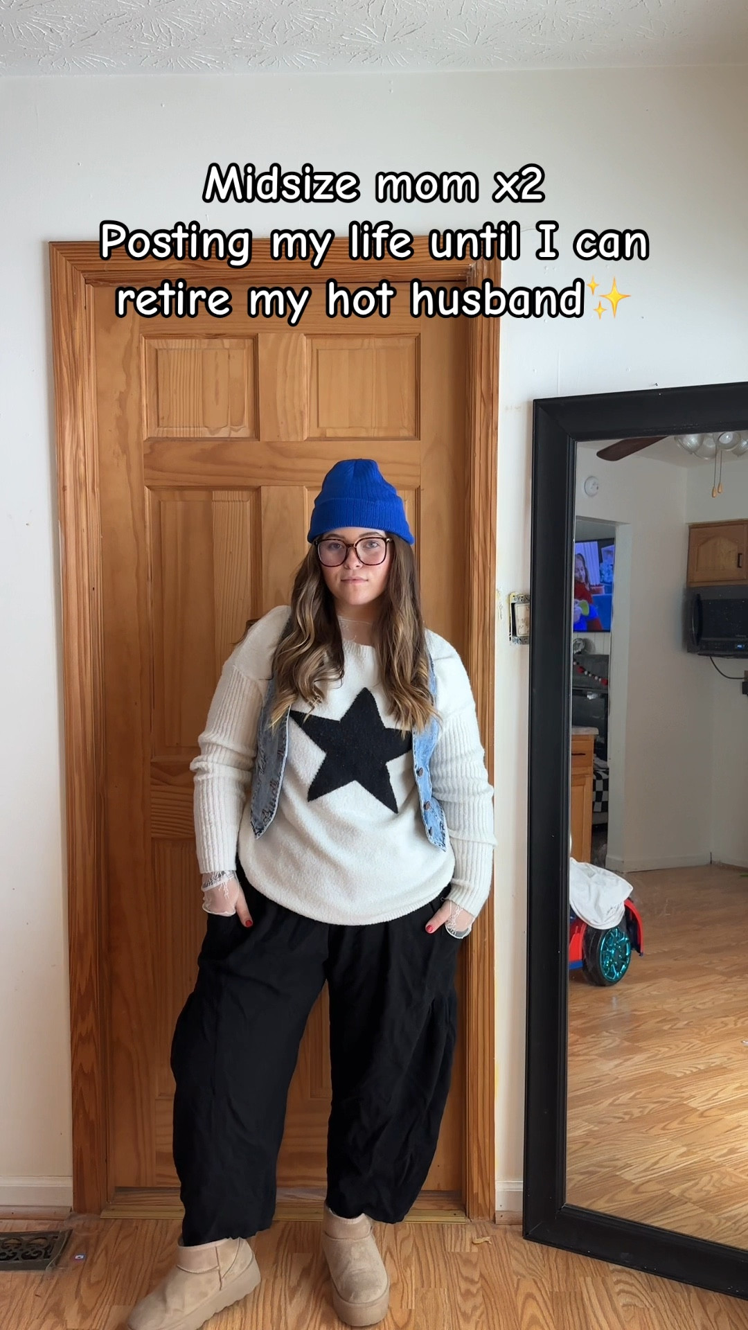 Cozy oversized outfit cause I love a baggy look💙

#LTKMidsize #LTKStyleTip #LTKFindsUnder50