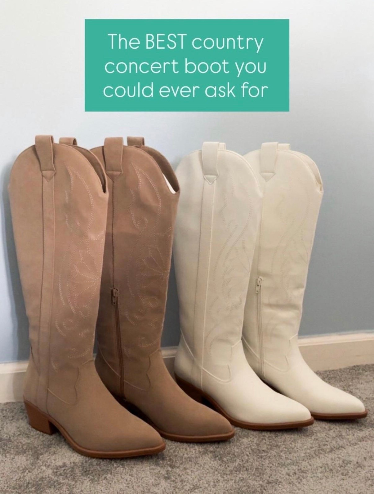 I FOUND THE BOOTS. 🤎👢

Tall knee-high boots that are actually made with a little extra room in the calf 🙌 No squeezing, no struggling to zip them up — just the cutest fall staple that works with dresses, skirts, leggings + denim.

If you’ve been searching for wide calf knee-high boots, these are definitely worth checking out! Linking them on my LTK 🤎🍂

#WideCalfBoots #KneeHighBoots #FallShoes #FallFashion #LTKFinds #LTKFashion #FallOutfitIdeas #AffordableFashion

#LTKSeasonal #LTKTall #LTKgrwm