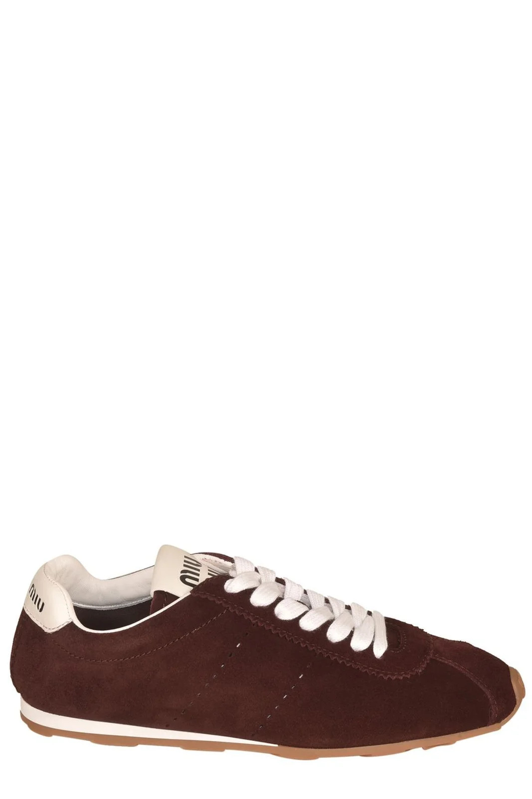 Miu Miu Logo-Printed Lace-Up Sneakers | Cettire Global