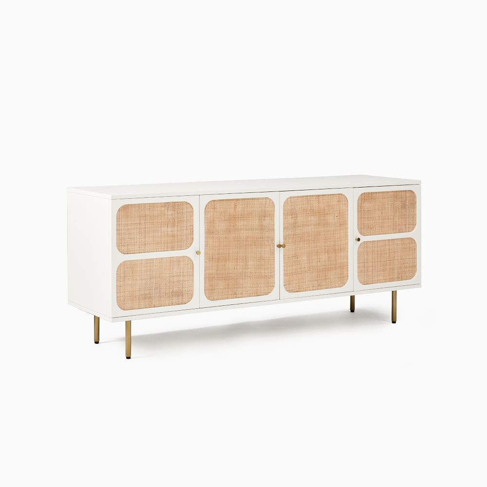 Ida Woven Media Console (68") | West Elm (US)