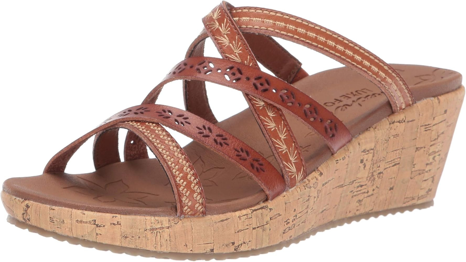Skechers Women's Slide Wedge Sandal | Amazon (US)
