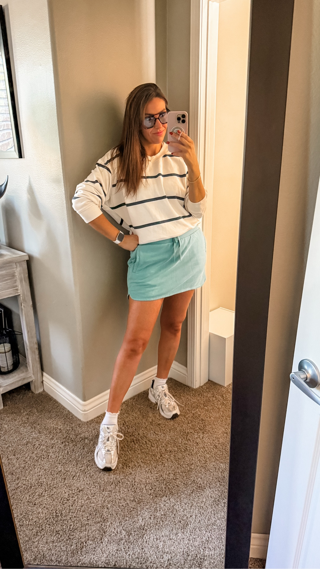 Size M in top & skirt 

#LTKootd #LTKgrwm