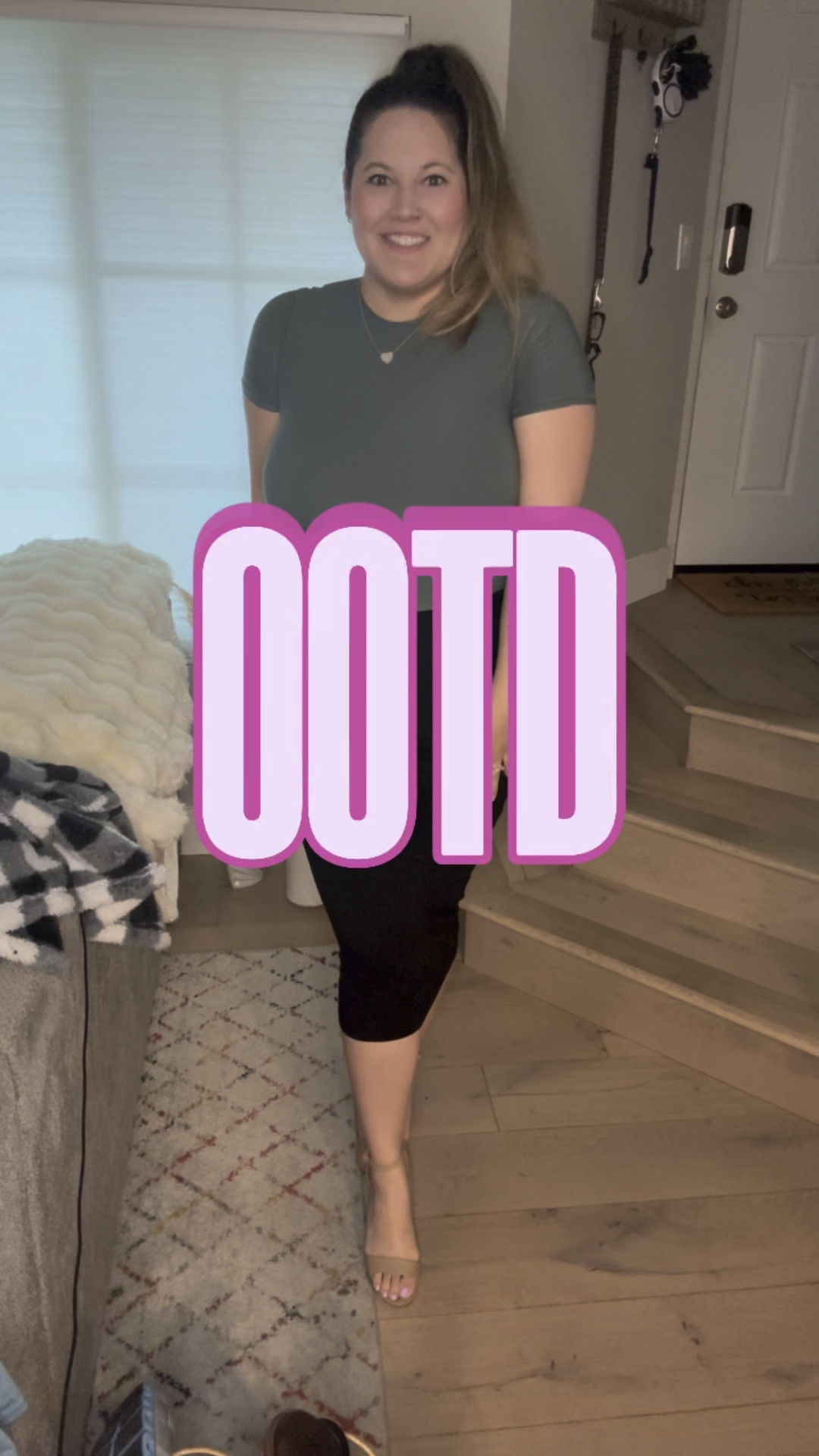 Working on my day off but I hope to have some comfy clothes to share soon!
Here’s another work OOTD. 
The fit was super comfy and I’m a fan of this one piece!
The top is an xl

#LTKworkwear #LTKmidsize #LTKVideo