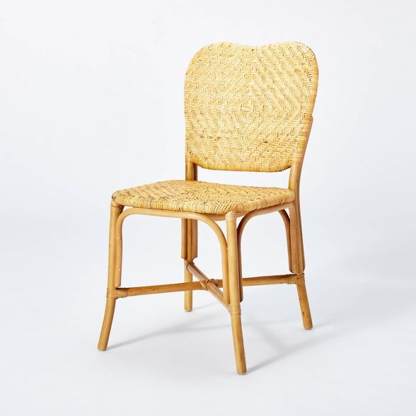 Interlaken Rattan with Woven Seat and Back Dining Chair - Threshold&#8482; designed with Studio M... | Target