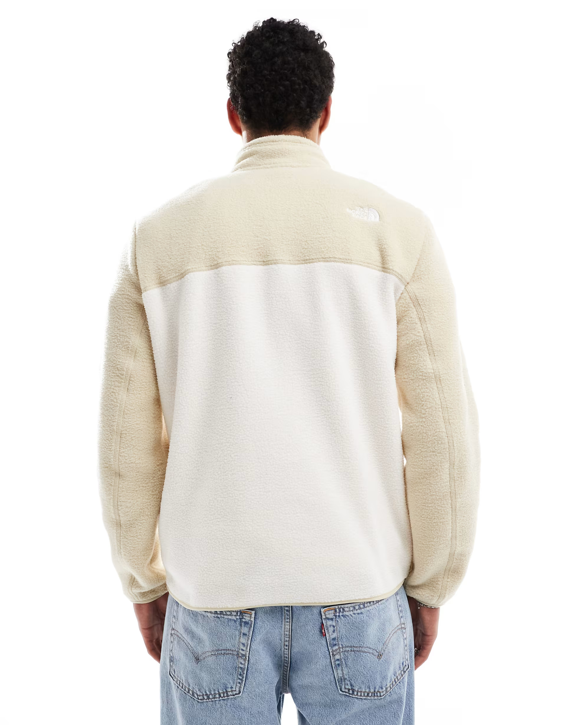 The North Face Yumiori 1/4 zip fleece in white | ASOS | ASOS (Global)
