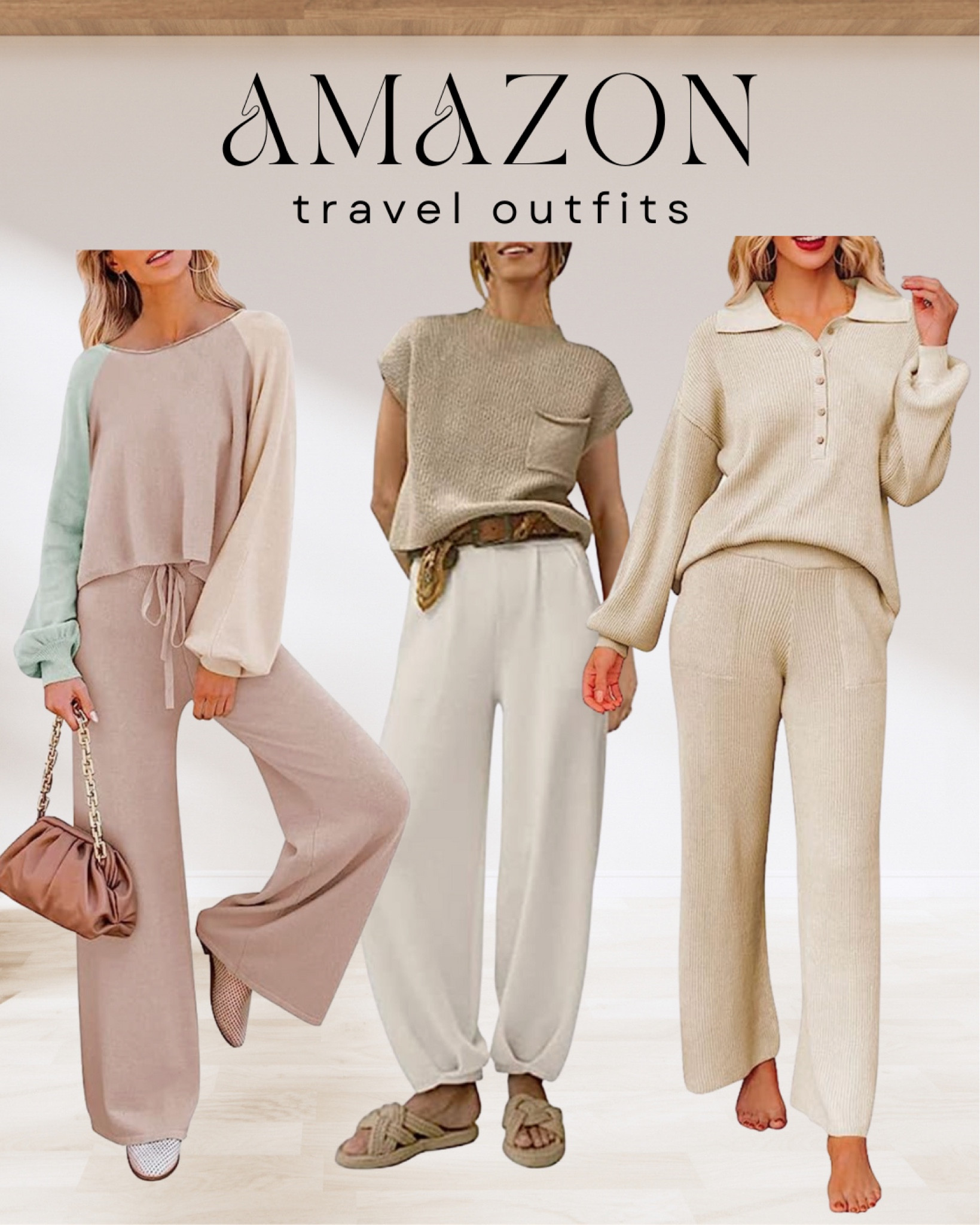 Travel outfits, loungewear, lounge set, travel fashion, travel style, amazon fashion, amazon travel outfit, amazon lounge set, work from home outfit, matching sets, two piece sets 

#LTKSeasonal #LTKunder50 #LTKtravel