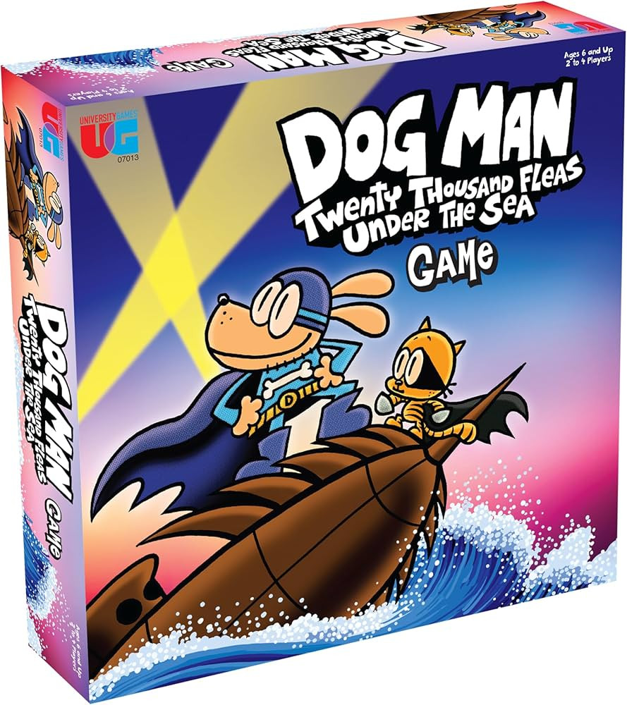 University Games, Dog Man Twenty Thousand Fleas Under The Sea, Board Game for Kids, Family Game A... | Amazon (US)