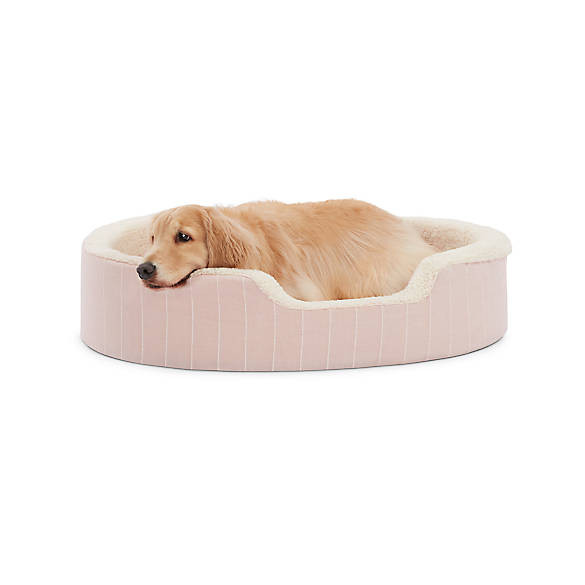 Top Paw® Orthopedic Cuddler Striped Dog Bed | PetSmart