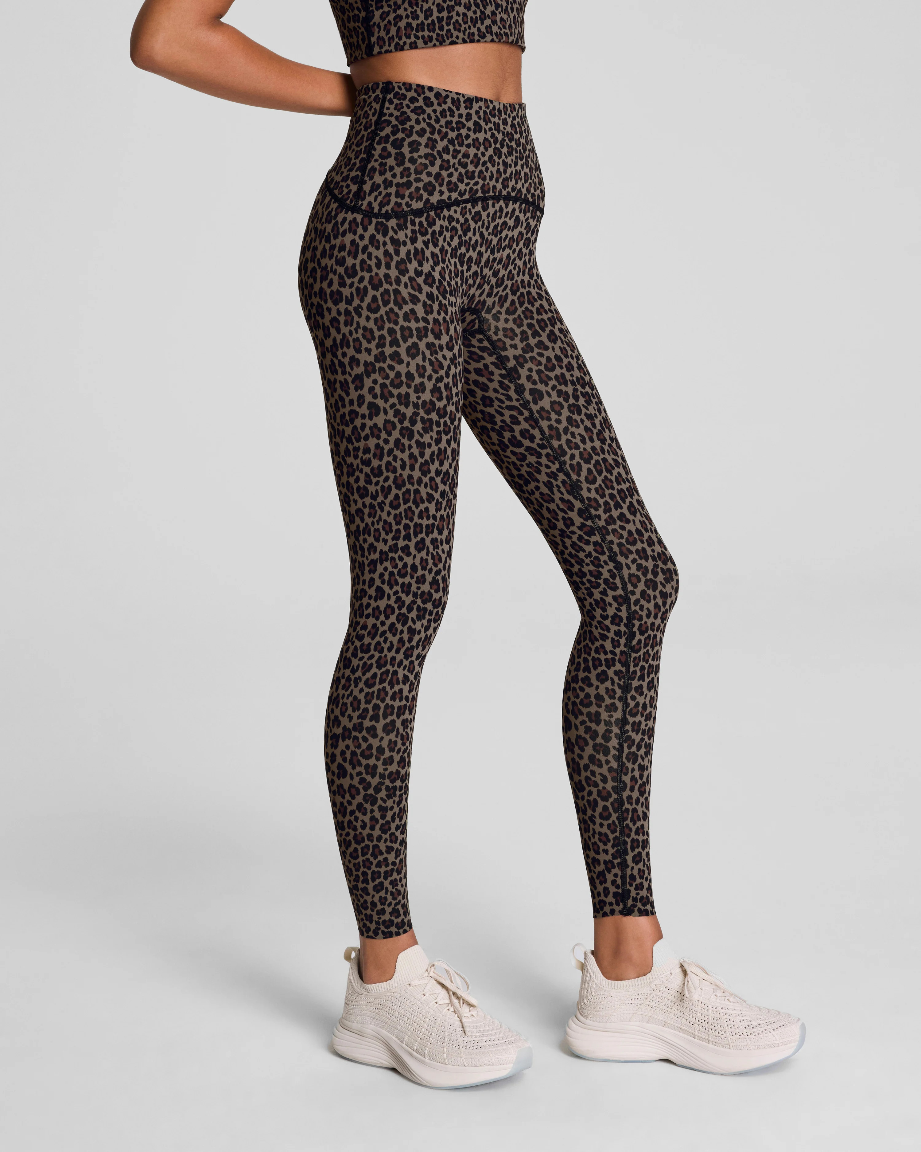 SPANX Booty Boost Leopard Leggings - Lift & Shape Activewear | Spanx