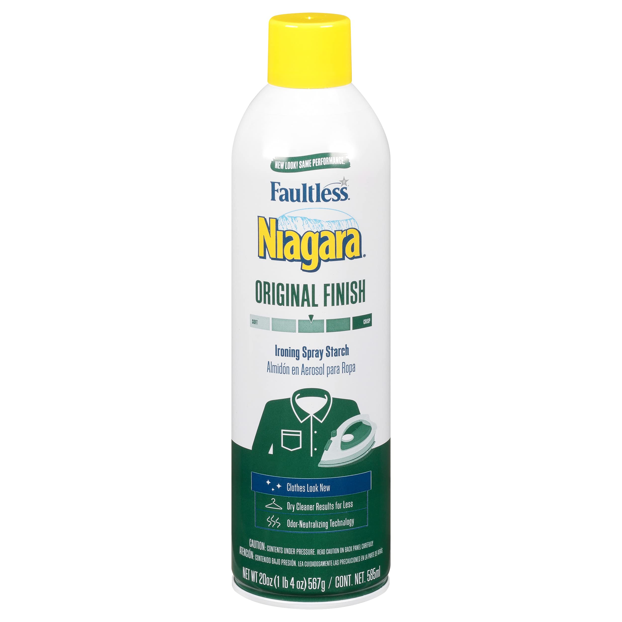 Faultless Niagara F17 08120 Spray Starch Original, 20 Oz | Amazon (US)