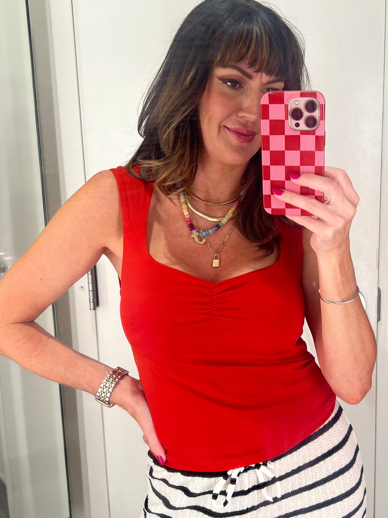 I love a sweetheart neckline top!❤️

#LTKStyleTip #LTKFindsUnder50 #LTKOver40