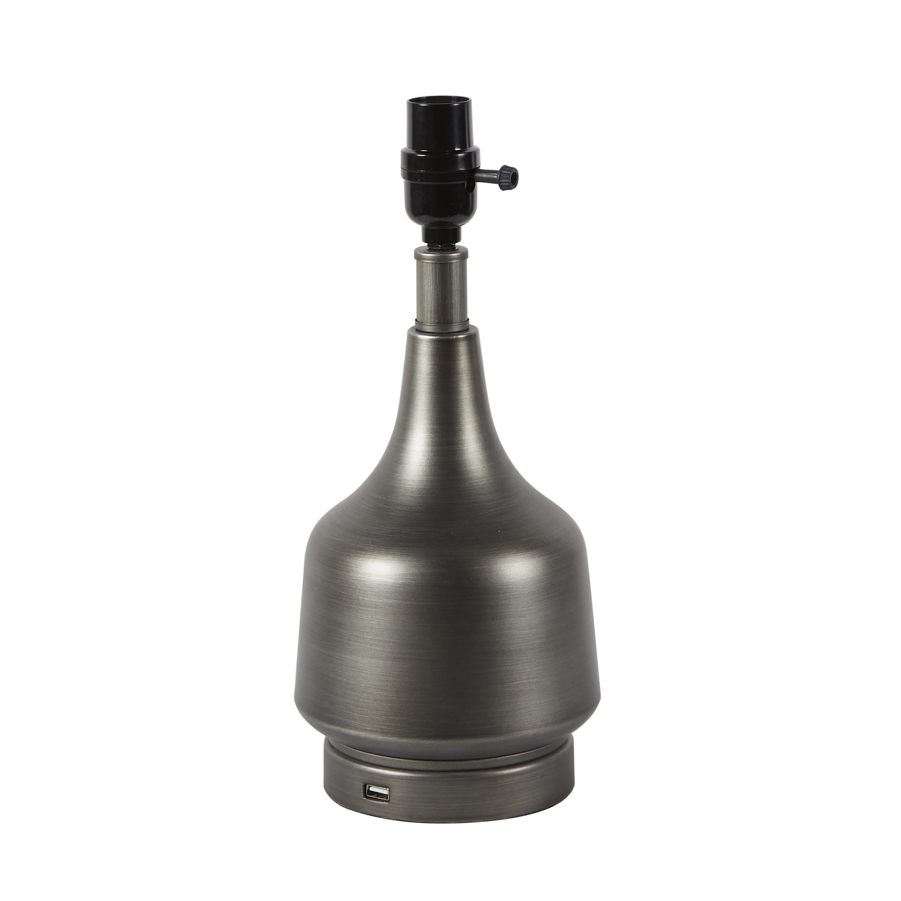 Mainstays Metal Silver Small USB Accent Lamp | Walmart (US)