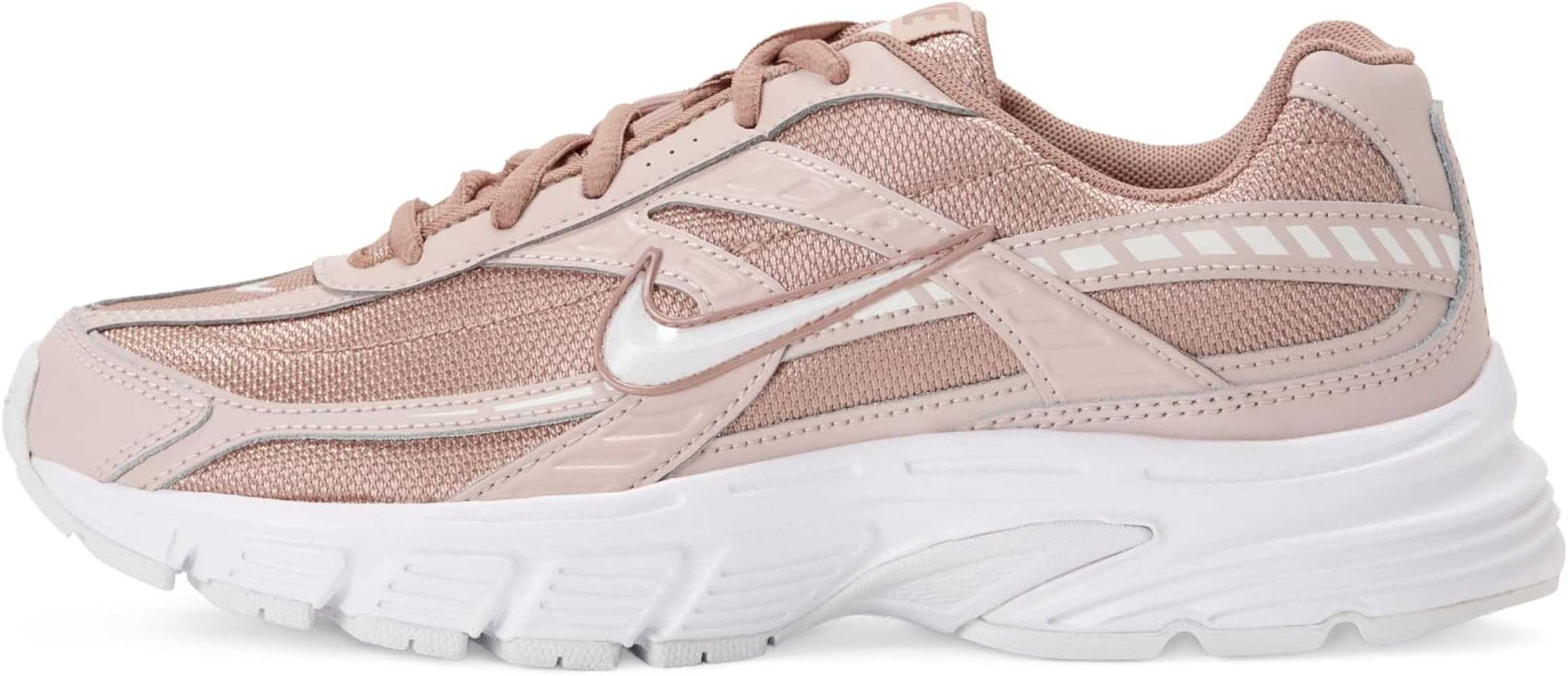 Amazon.com | Nike Women's Initiator Lifestyle Shoes, White/Metallic Silver-Photon Dust, 8.5 | Fas... | Amazon (US)