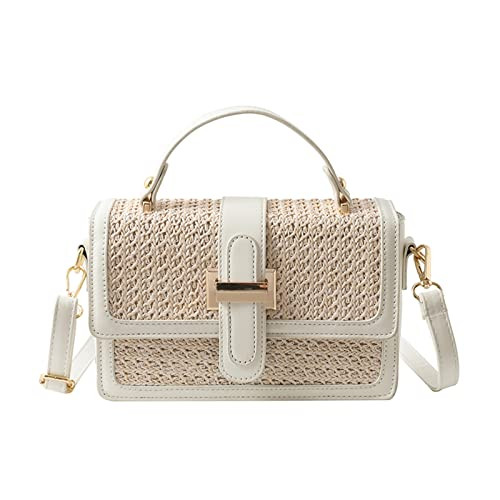 OWGSEE Straw Crossbody Bags for Women Summer Straw Clutch Bag Woven Beach Purse Vacation Handbags... | Amazon (US)