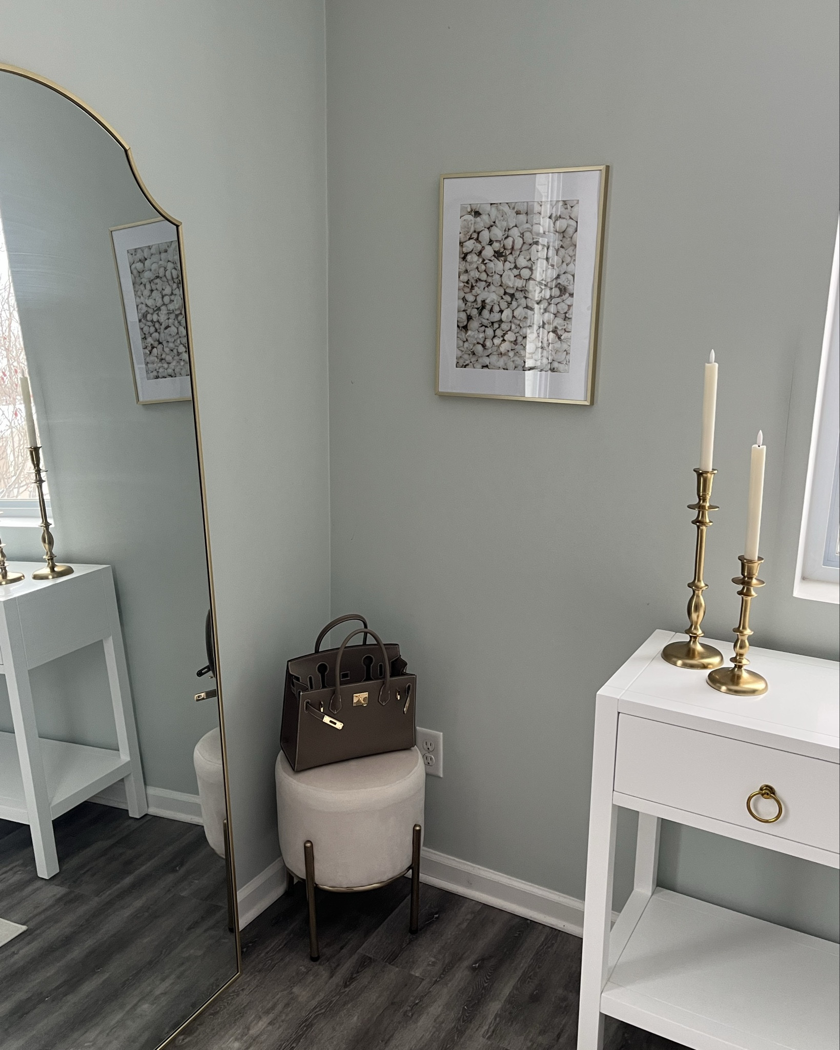 Office is slowly coming together ☕️ I am especially obsessed with my new art work from Etsy 🤍 

Wall art, print, peonies, framed art work, neutral home decor, glam room, beauty room, home office, console table, floor mirror 

#LTKHome