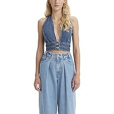 Levi's Women's Daisy Denim Halter Top | Amazon (US)