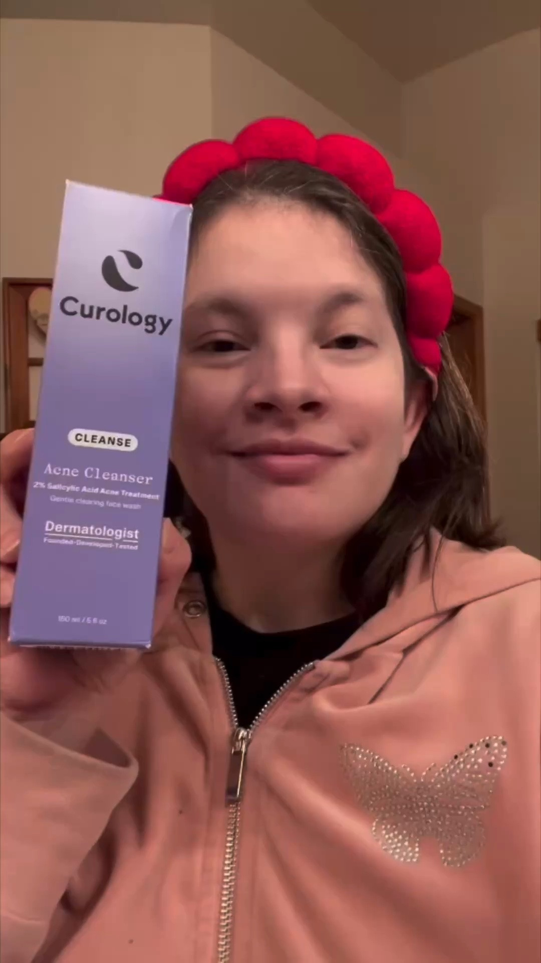 This is the Curology Salicylic Acid Acne Cleanser. It’s an Acne-fighting cleanser with salicylic acid for clearer skin. I love the clear, lightweight gel to foam texture of this acne cleanser. It has a nice, light, clean lemon scent to it too. A little bit goes a long way with this cleanser. A pea sized amount will clean your whole face. This cleanser has a beautiful foamy lather. I’ve used it twice today and I already see my pimples getting smaller and disappearing with each use. I will pair it with the Curology Emergency Spot Patches so I can get these pimples to go away for good.

#LTKBeauty #LTKdayinmylife #LTKmorningroutine