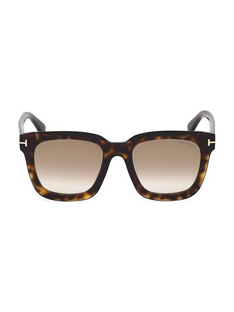 Sari 52MM Square Havana Sunglasses | Saks Fifth Avenue