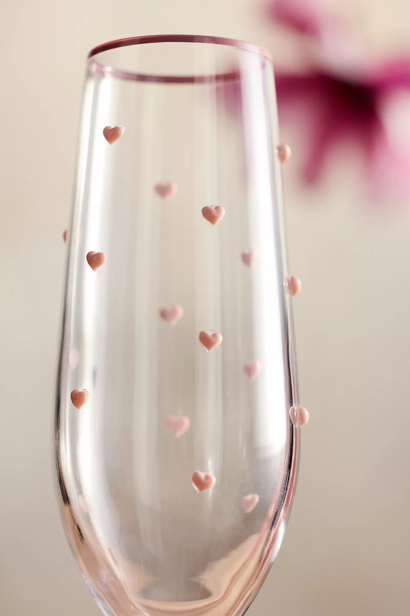 Heart Confetti Flutes, Set of 2 | Anthropologie (US)