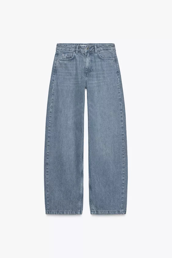 MID-RISE BAGGY JEANS | Zara Canada