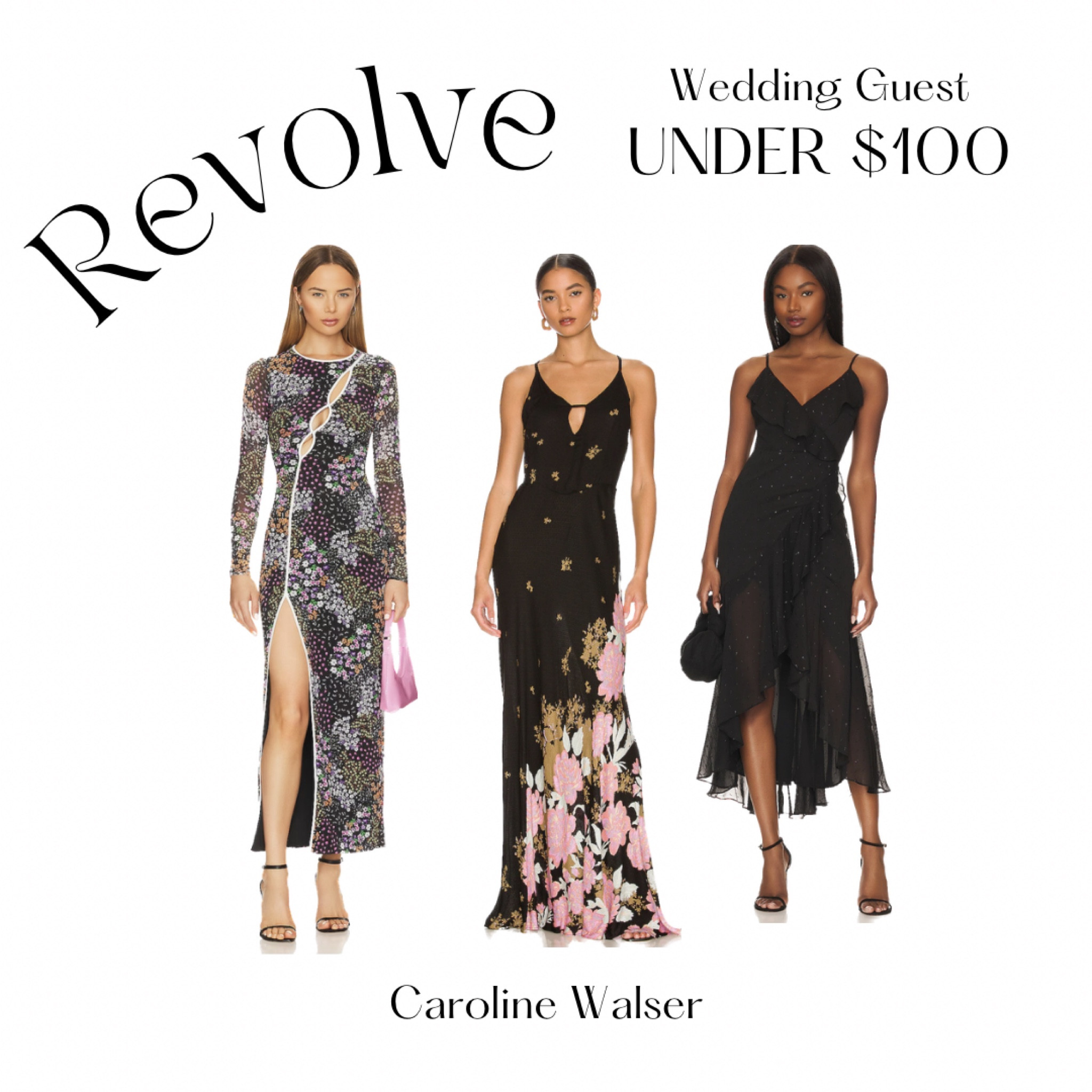 Revolve- Wedding Guest dresses Under $100! Fit for any season💃🏻

#WeddingSeason #BlackDress #FloralDress #Wedding #AnySeason #FallWedding #WinterWedding #Formal #EventDress #Under100 #Save #SpringDress #FormalDress #Floral 

#LTKwedding #LTKunder100 #LTKstyletip