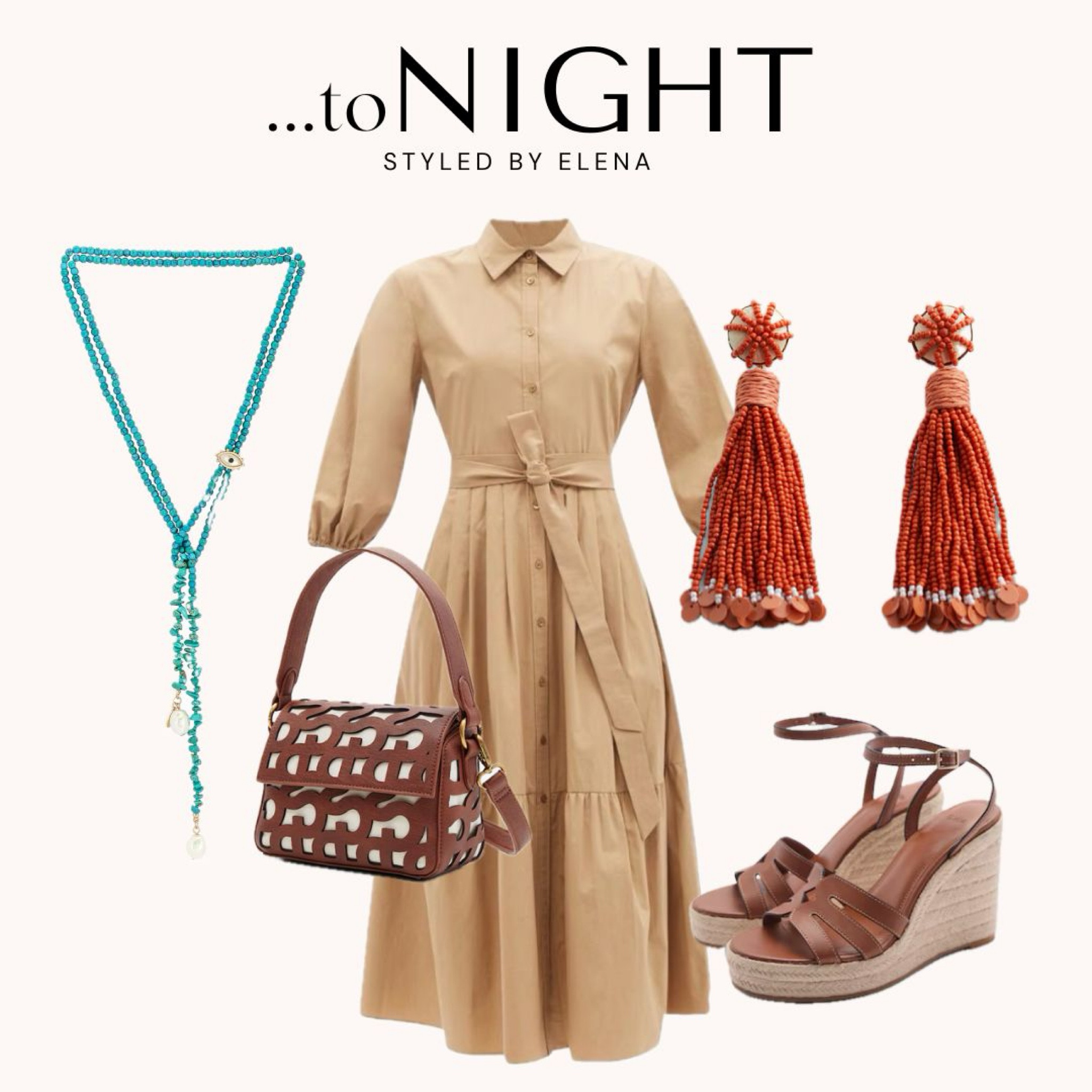 From desk to dinner: elevate your shirt dress with summer accessories for the perfect evening look. #SummerNights #EveningStyle #LTKfashion

#LTKshoecrush #LTKitbag #LTKSeasonal