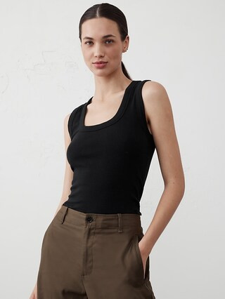 U-Neck Tank | Banana Republic Factory