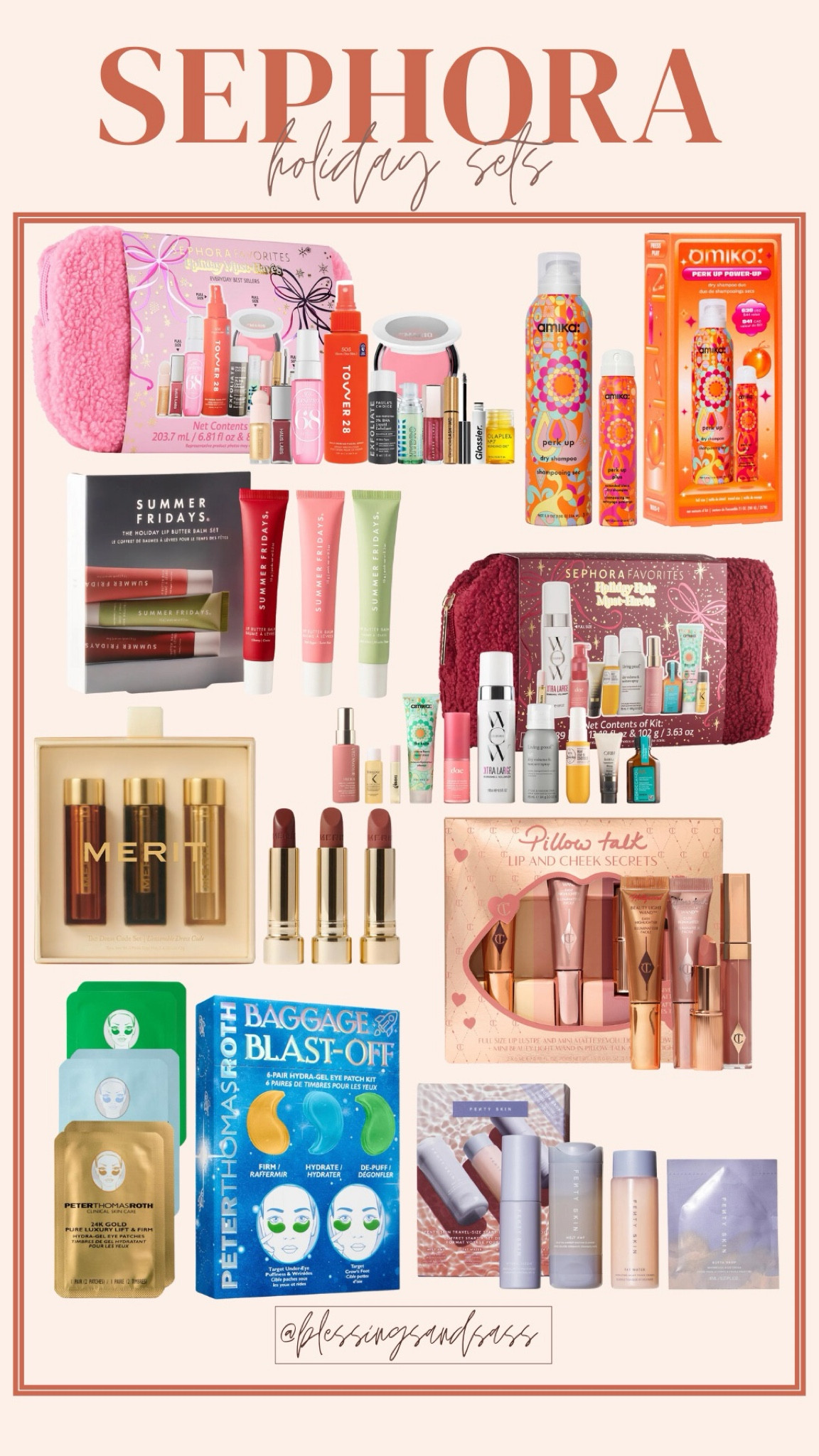 Sephora gift sets!! The Sephora Savings event starts ends 11/15! Make sure to use code SAVINGS at checkout. Discounts include: 

30% off Sephora collection 
20% off Rouge members
15% off VIB members 
10% off Insider members 

Sephora, beauty, beauty finds, makeup, makeup finds, makeup products, makeup routine, beauty routine, skincare, gift guide, makeup sets, beauty sets




#LTKStyleTip #LTKBeauty #LTKSaleAlert