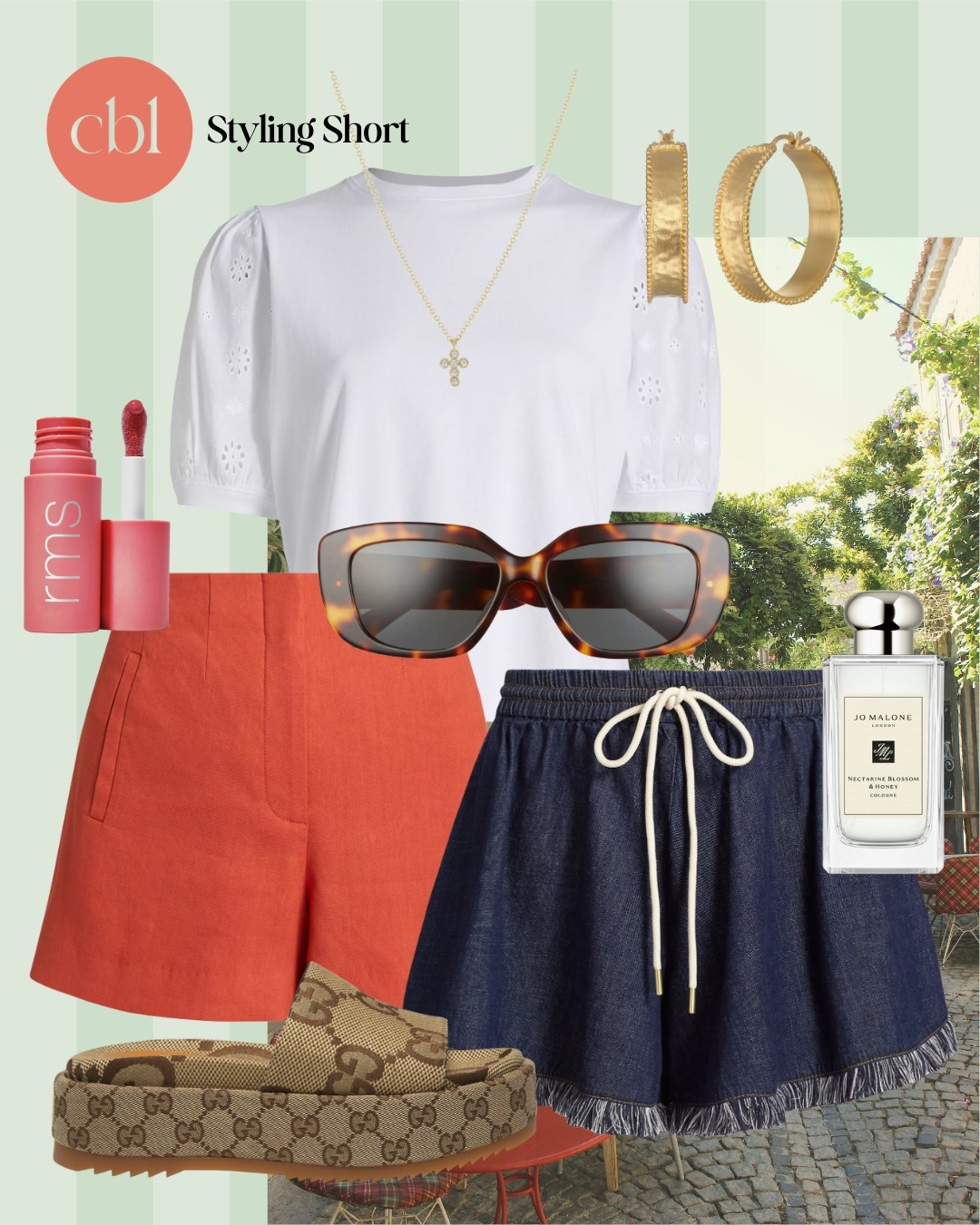Outfit inspiration for styling shorts this season! Love this pop of color with the orange shorts for a casual day look with classic accessories!🧡🍊

#LTKSeasonal #LTKU #LTKShoeCrush
