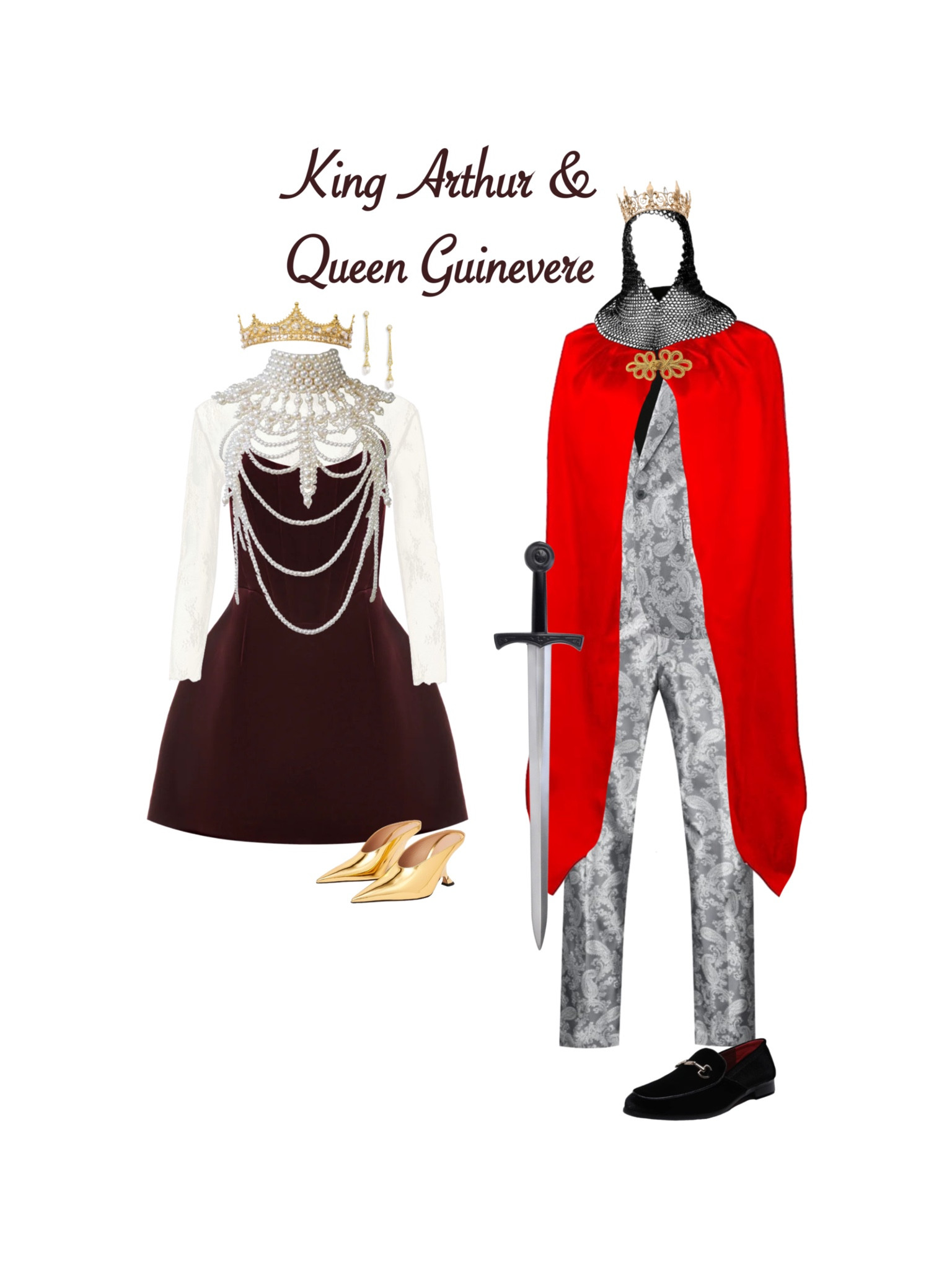 Day 30/31 Halloween Costume Ideas: King Arthur & Queen Guinevere!!!! All pieces come in straight and plus sizes!!! 

#LTKHalloween #LTKMens #LTKStyleTip