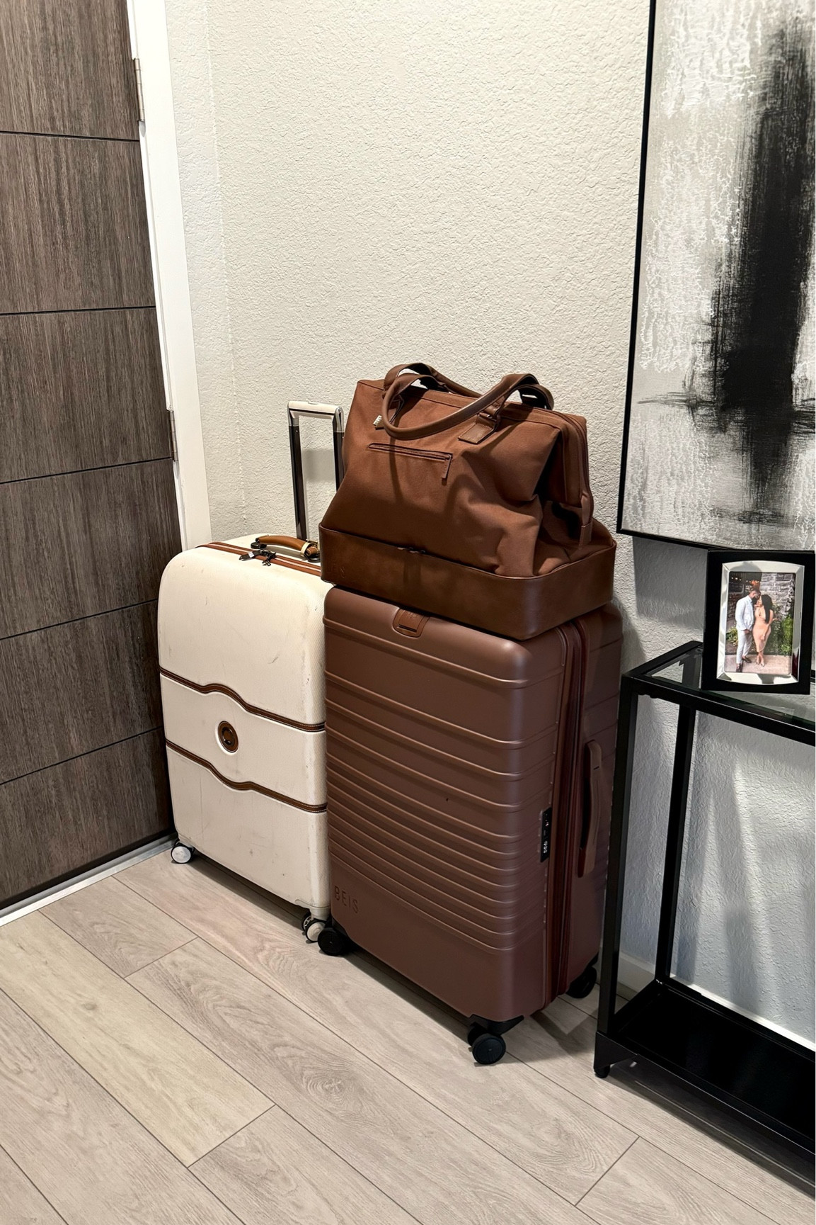 In love with the chocolate color of my new luggage set  

#LTKItBag #LTKNYFW #LTKTravel