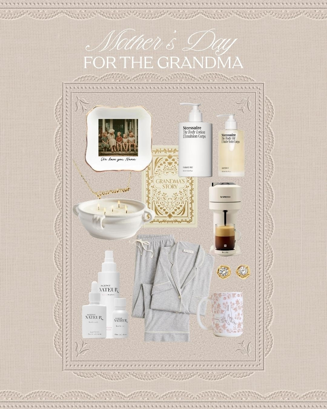 Mother’s Day gift guide for the grandma 🤍

#grandmagiftguide #abuela #mothersday #giftsformom 

#LTKselfcare #LTKOver40 #LTKMothersDay