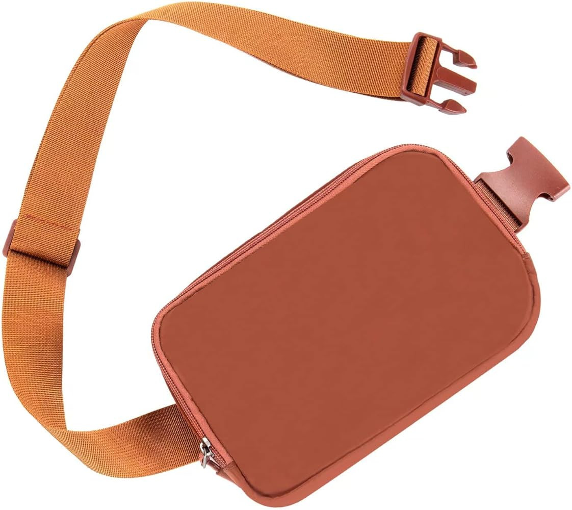 Belt bag Fanny pack crossbody bags for women Everywhere belt bag (Coffee) | Amazon (US)